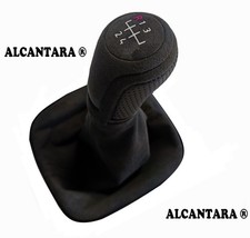 FÜR AUDI A3 8L 8P 8V  SCHALTSACK SCHALTKNAUF 12mm ALCANTARA© 5G SCHWARZ DP1