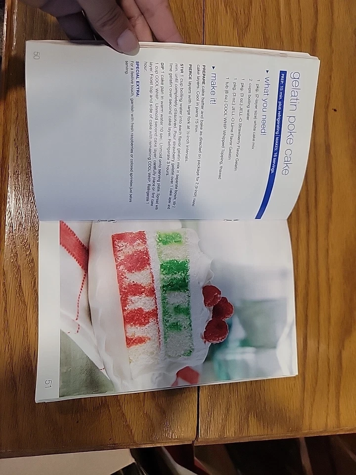 Holiday Desserts Magazine Chocolate Simple Recipes Jell-O, Cool Whip, Baker's - Image 4 of 4