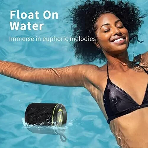 HEYSONG Portable Bluetooth Speakers with HD Sound, Small Waterproof Shower Speak - Picture 2 of 6