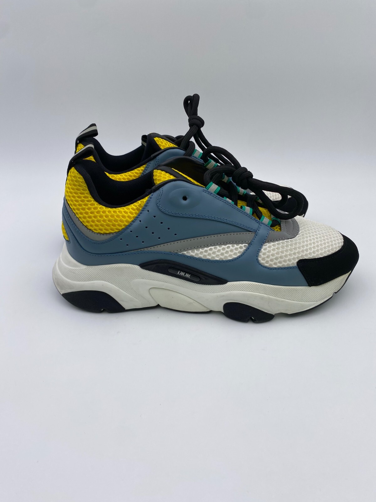 Dior B22 Blue Yellow, Men Size 8.5 (3SN231ZCQ)- Pre-Owned!