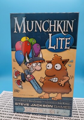 New Munchkin Lite Card Game by Steve Jackson Games SJG-1546 Dungeon Monsters