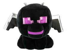 JINX Minecraft Happy Explorer Sitting Ender Dragon Plush Stuffed Toy, Black, ...
