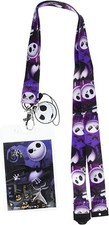 Disney Tim Burton's The Nightmare Before Christmas Jack Lanyard with Soft Dangle