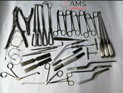 Basic Craniotomy Orthopedic Surgical Surgery Instruments Set 37 Pcs