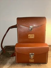 Panametrics Leather Hard CASE carrying case for Electronics (CASE ONLY)