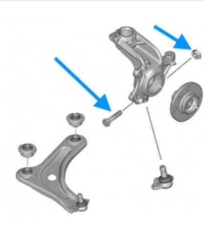 Kit X2 Parrillas Suspensión Renault Clio 2 / Kangoo C/rotula