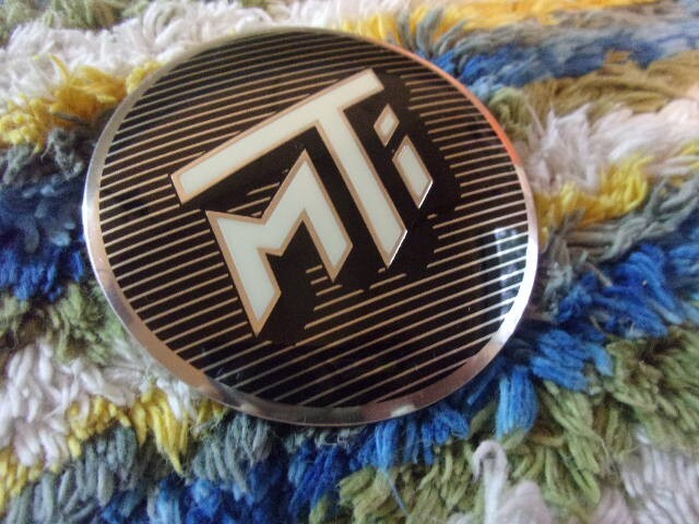 NOS 65mm Metal Stick-On Emblem for 15