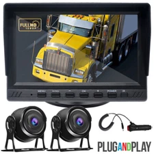 7'' Backup Camera and Monitor Kit System Back Parking Night Vision For Truck RV