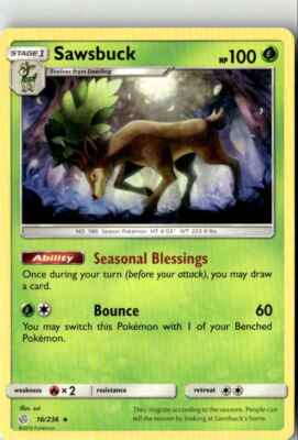 2019 SUN & MOON COSMIC ECLIPSE SAWSBUCK 16/236