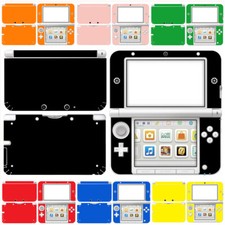 10 Pure Clean Solid Colour Vinyl Decal Cover Skin Sticker for Nintendo 3DS XL/LL