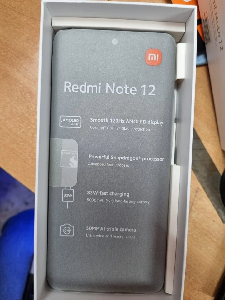 Xiaomi Redmi Note 12 Gris 128 GB 4 GB RAM - Imagen 3 de 4
