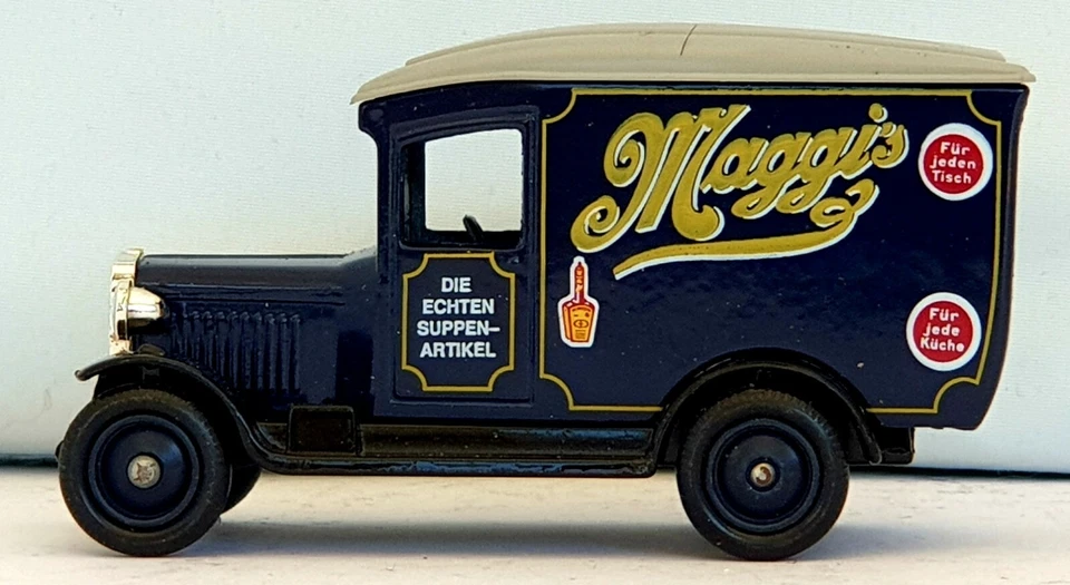 Coche diecast Days Gone Classic 1934 Chevrolet Van “MAGGI SOUPS” hecho en Inglaterra Foto 2 de 4