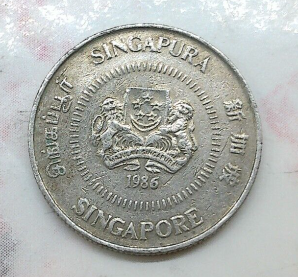 Singapore 10 Cents Coin 1986 Foreign International Coin (a51) | eBay