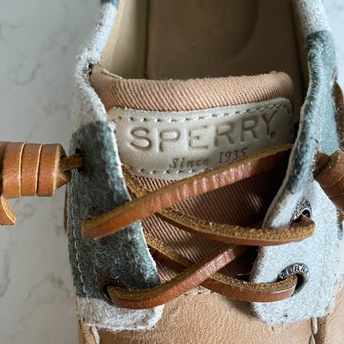 Scarpe da barca Sperry Top-Sider Songfish Varsity in lana da donna taglia 6,5 STS84409 autunno - Foto 11 di 12