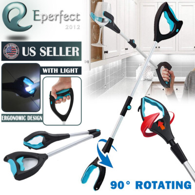 32'' Grabber Pick Up Reaching Tool Hand Grip Reacher Heavy Duty Aid Trash Stick