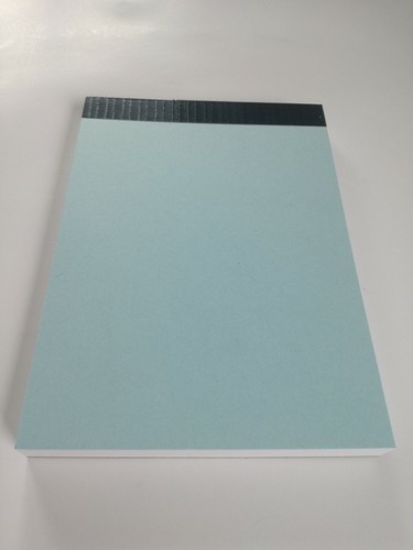 12 X A6 BLOTTER NOTAS DE PAPEL BLANCO LISO MEMO NOTEBOOK 100 hojas por almohadilla. - Imagen 3 de 8