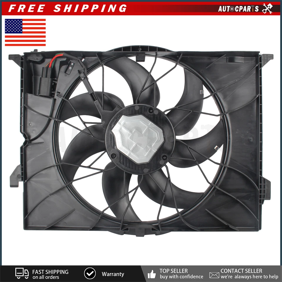 Ventilador ventilador radiador para Mercedes Benz S550 base sedán 2007-2013 ventilador Foto 2 de 4