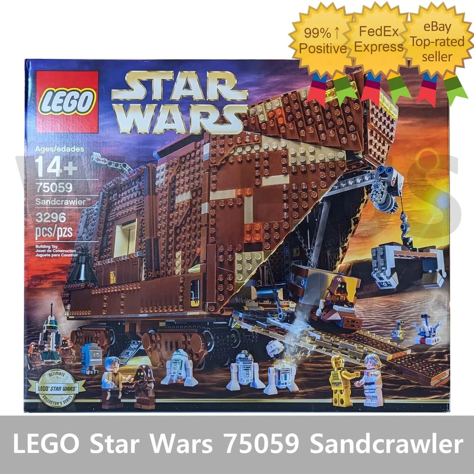 LEGO Star Wars 75059 Sandcrawler 3296 Pieces / Brand New Sealed