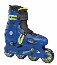 Roces 400687 Model Orlando III Kids Inline Skate, US 4-7, Blue/Lime
