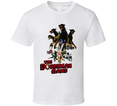 The Doberman Gang Bank Robbery Movie Graphic T Shirt 100% Preshrunk Cotton - Picture 1 of 1