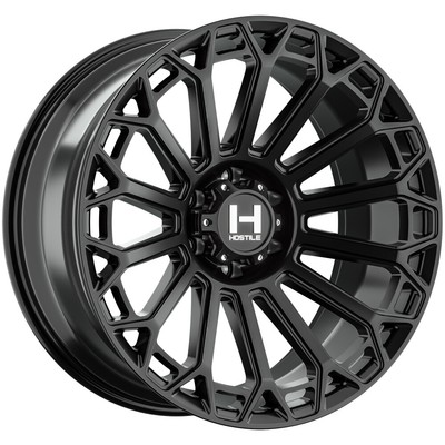 Hostile H142 Warrior 20x9 6x135 +12mm Satin Black Wheel Rim 20'' Inch