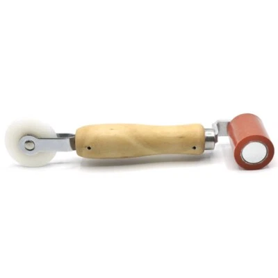 Profi Andrückrolle Kombi Silikon + Nylon Andrückwalze Rolle 45mm Dachdecker Neu - Bild 1 von 4