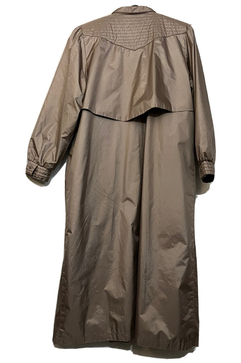 Chiango / Fleet Street Women 14 Golden Rain Trench Coat
