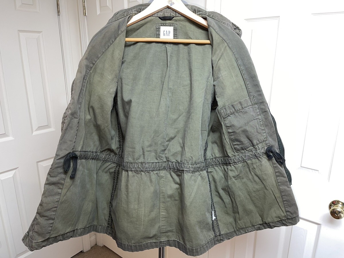ジャケット・アウター OLD GAP / FA04 military gimmick jacket Vintage Gap Military Jacket/size M/fullzip/army/streetwear