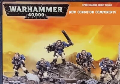 Games Workshop Warhammer 40000 Space Marines Scouts Individual Bits 2005 New