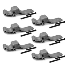 1705775-1 Cast Aluminum Tarp Stop Kit With Clevis Pins - 6 Tarp Stops - 12 Pins