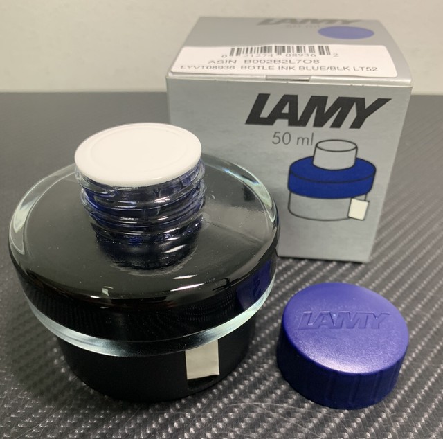 LAMY Blue/Black 50ml Bottled Fountain Pen Ink *NEW! SEALED! FAST! FREE
