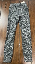 OFFLINE By Aerie Leopard Print Legging Dark Gray  Size Small