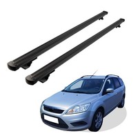 DachträGer Passend FüR Ford Focus Kombi Ab Baujahr 2008-2011 V1 In Schwarz