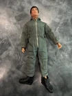 Vintage GI JOE SCRAMBLE PILOT SET Hasbro Flocked Brown Hair