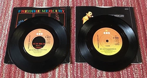 Freddie Mercury/Queen: Made In Heaven/Living On My Own Pic Slv 2 x “7” A1/B1 EX