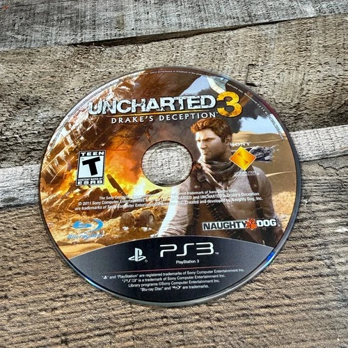 Uncharted 3: Drake's Deception (Sony PlayStation 3, 2011) PS3 Disc only