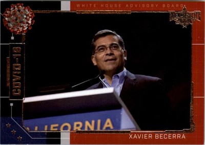 2020 Decision 2020 COVID-19 White House Task Force #COV50 Xavier Becerra - NM-MT