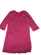 Hanna Andersson Pink Sweatshirt Dress with Pockets Size 130 Age 7-10