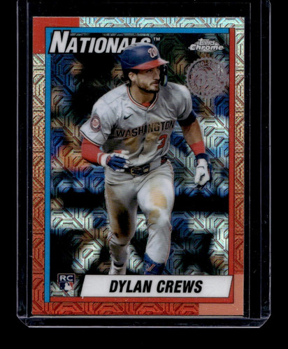 Pack argent chromé 2025 Topps 1990 Dylan Crews Rookie #T90C-44 quantité - Photo 1 sur 2