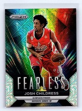 Josh Childress 2023-24 Panini Prizm EuroLeague #12 Fearless Mojo Prizm #/25