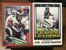 Saquon Barkley 2025 Panini Score #61 Red Parallel & #3 League Leaders