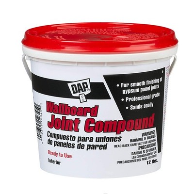 DAP Wallboard Joint Compound, White, 12 Lbs 7079810102