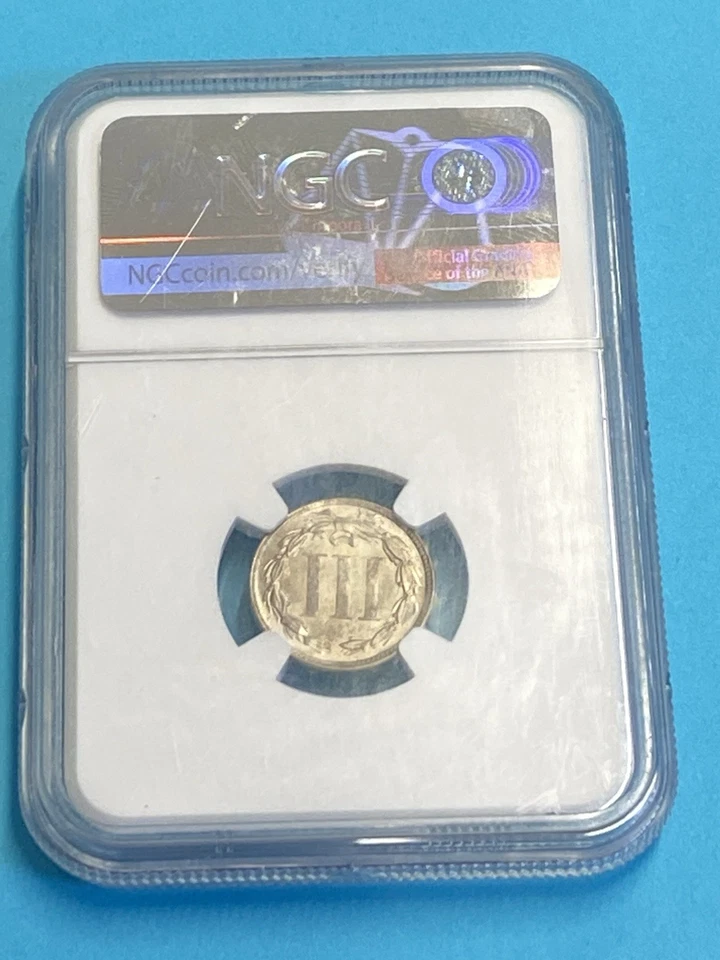1874 Three Cent Nickel 3CN NGC Certified MS64 - Image 3 of 4