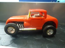 VINTAGE AURORA TJET 1366 HOT ROD COUPE RED ALL ORIGINAL SUPER NBICE RUNS GREAT