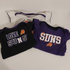 Phoenix Suns 6-9 Month Baby Girl Lot 3 Clothes 1 Piece Outfits Snap