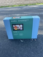 Aura Carver Gravel WiFi Digital Black Picture Frame 10.5"x2.1 x7.3 New Sealed