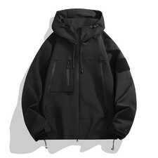 Autumn Outdoor Sportswear Unisex Solid Color Windproof Waterproof Jacket Men's C