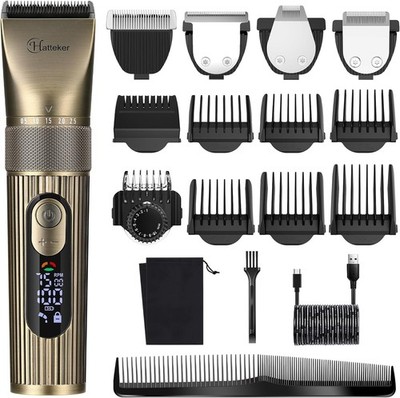 Profi Haarschneidemaschine Set Barttrimmer Haarschneider Akku USB Trimmer Herren