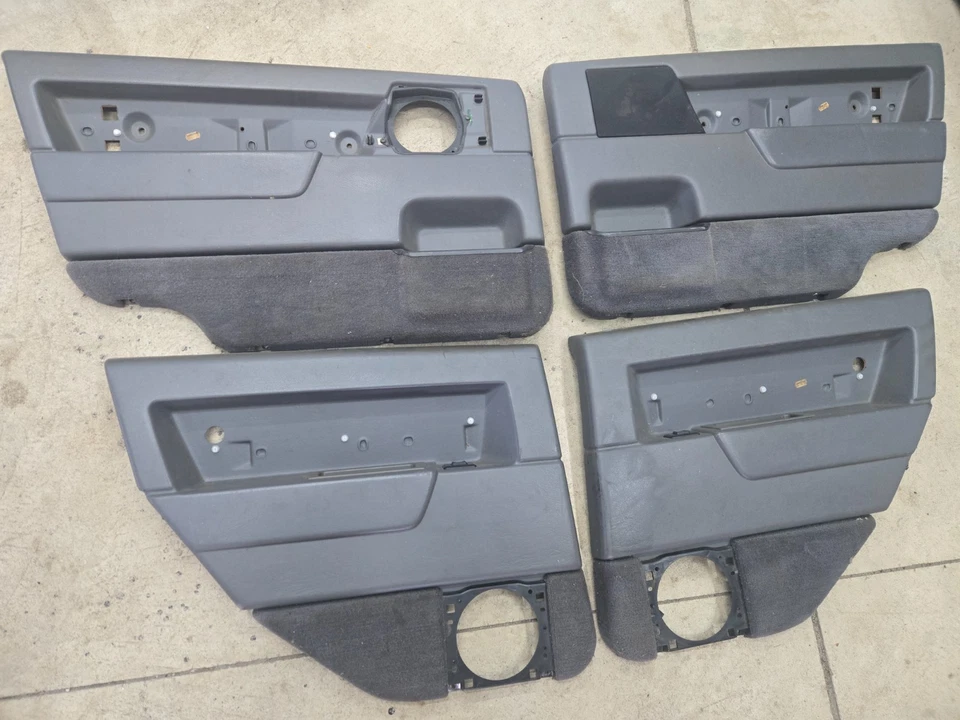 PANELES DE PUERTA VOLVO 850 gris juego 4 tarjetas interiores panel embellecedor delantero trasero 93-97 OEM Foto 3 de 4