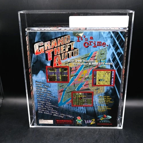 VGA 70+ NEW Grand Theft Auto GTA US Big Box Rockstar Windows 95 DOS PC CIB 1st